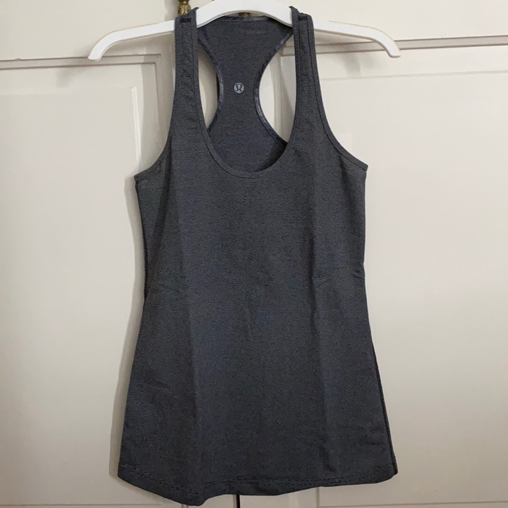 Lululemon Grey Racerback tank top.